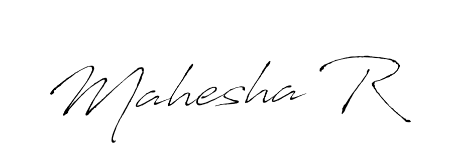 Use a signature maker to create a handwritten signature online. With this signature software, you can design (Antro_Vectra) your own signature for name Mahesha R. Mahesha R signature style 6 images and pictures png