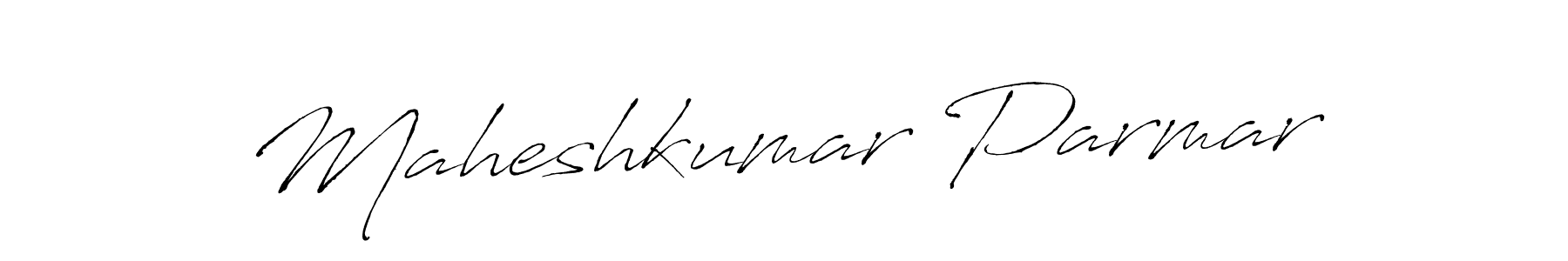 How to make Maheshkumar Parmar signature? Antro_Vectra is a professional autograph style. Create handwritten signature for Maheshkumar Parmar name. Maheshkumar Parmar signature style 6 images and pictures png