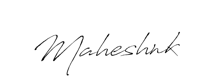 Make a beautiful signature design for name Maheshnk. With this signature (Antro_Vectra) style, you can create a handwritten signature for free. Maheshnk signature style 6 images and pictures png