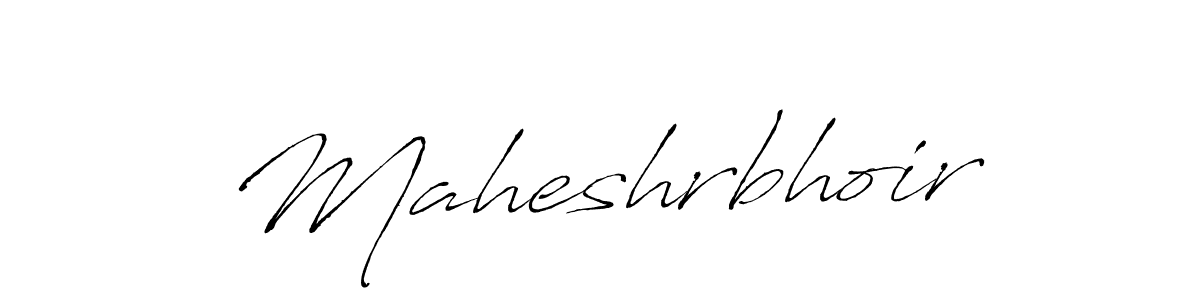 Create a beautiful signature design for name Maheshrbhoir. With this signature (Antro_Vectra) fonts, you can make a handwritten signature for free. Maheshrbhoir signature style 6 images and pictures png