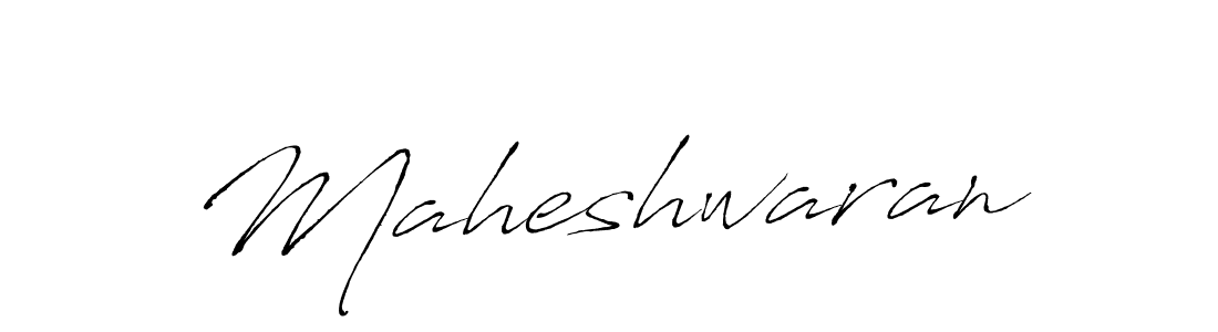 Make a beautiful signature design for name Maheshwaran. With this signature (Antro_Vectra) style, you can create a handwritten signature for free. Maheshwaran signature style 6 images and pictures png