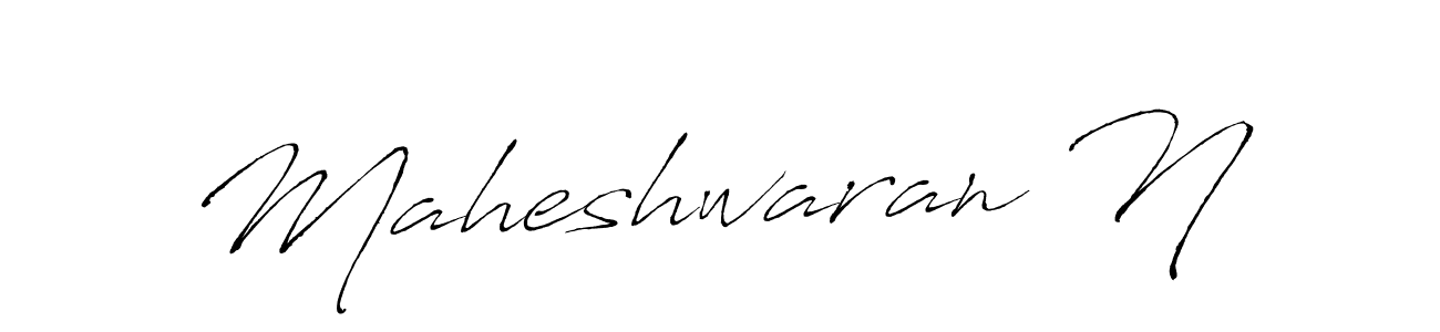 How to make Maheshwaran N signature? Antro_Vectra is a professional autograph style. Create handwritten signature for Maheshwaran N name. Maheshwaran N signature style 6 images and pictures png