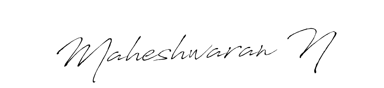 How to make Maheshwaran N signature? Antro_Vectra is a professional autograph style. Create handwritten signature for Maheshwaran N name. Maheshwaran N signature style 6 images and pictures png