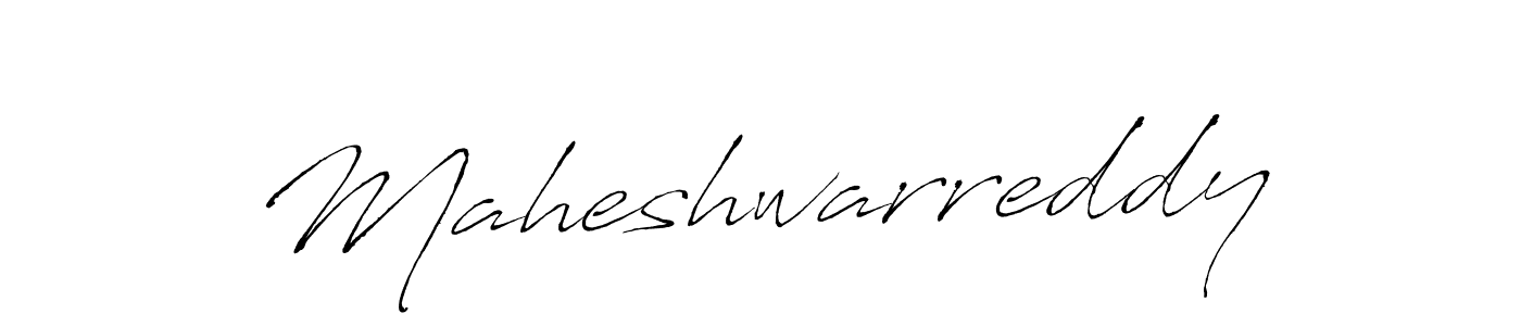 Maheshwarreddy stylish signature style. Best Handwritten Sign (Antro_Vectra) for my name. Handwritten Signature Collection Ideas for my name Maheshwarreddy. Maheshwarreddy signature style 6 images and pictures png