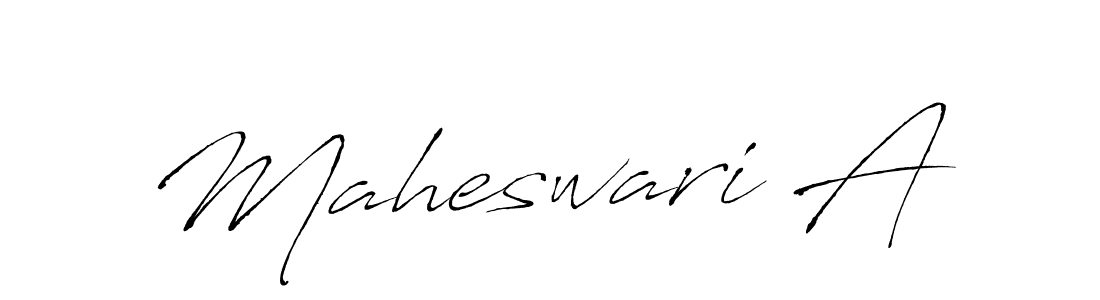 Use a signature maker to create a handwritten signature online. With this signature software, you can design (Antro_Vectra) your own signature for name Maheswari A. Maheswari A signature style 6 images and pictures png