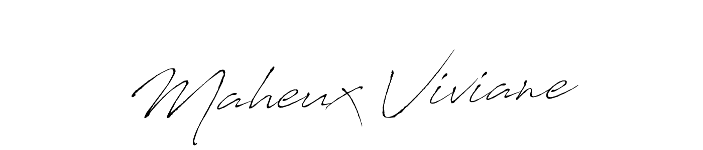 Make a beautiful signature design for name Maheux Viviane. Use this online signature maker to create a handwritten signature for free. Maheux Viviane signature style 6 images and pictures png