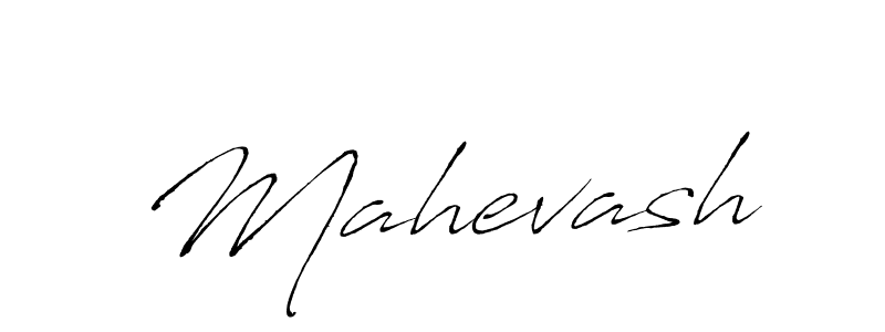 How to make Mahevash name signature. Use Antro_Vectra style for creating short signs online. This is the latest handwritten sign. Mahevash signature style 6 images and pictures png