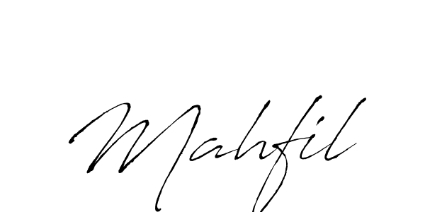 Make a beautiful signature design for name Mahfil. Use this online signature maker to create a handwritten signature for free. Mahfil signature style 6 images and pictures png