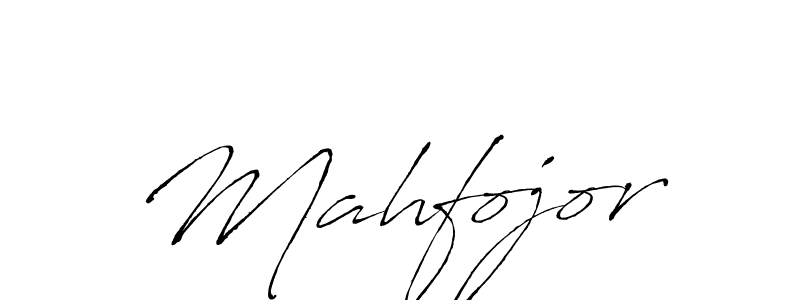 Design your own signature with our free online signature maker. With this signature software, you can create a handwritten (Antro_Vectra) signature for name Mahfojor. Mahfojor signature style 6 images and pictures png