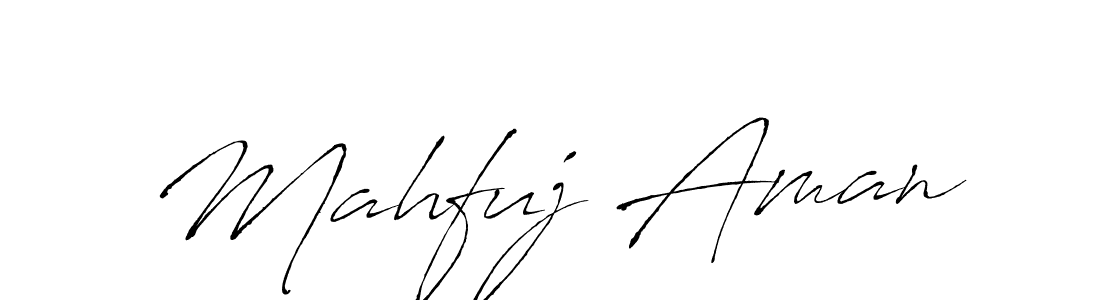 Design your own signature with our free online signature maker. With this signature software, you can create a handwritten (Antro_Vectra) signature for name Mahfuj Aman. Mahfuj Aman signature style 6 images and pictures png