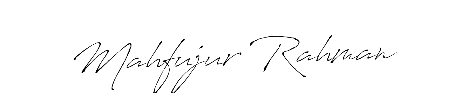 Make a beautiful signature design for name Mahfujur Rahman. With this signature (Antro_Vectra) style, you can create a handwritten signature for free. Mahfujur Rahman signature style 6 images and pictures png