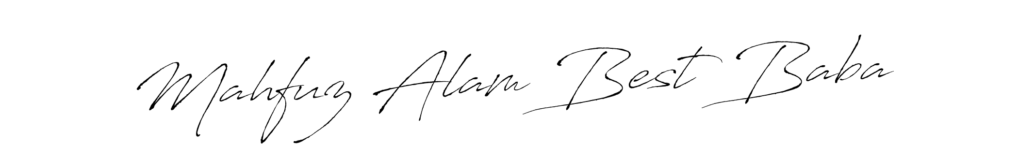 Also You can easily find your signature by using the search form. We will create Mahfuz Alam Best Baba name handwritten signature images for you free of cost using Antro_Vectra sign style. Mahfuz Alam Best Baba signature style 6 images and pictures png