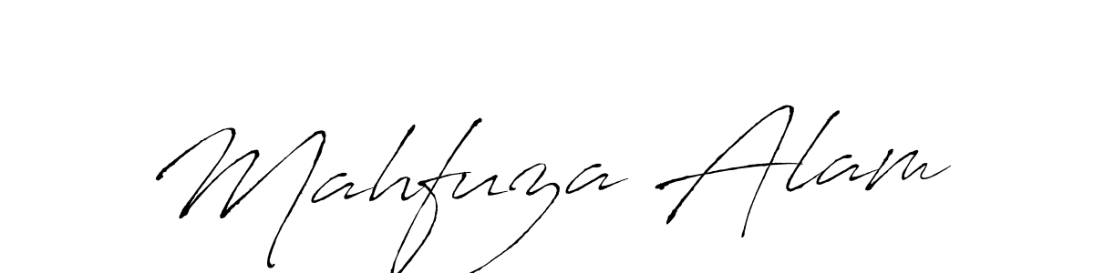 Mahfuza Alam stylish signature style. Best Handwritten Sign (Antro_Vectra) for my name. Handwritten Signature Collection Ideas for my name Mahfuza Alam. Mahfuza Alam signature style 6 images and pictures png