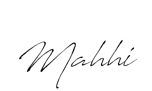 Design your own signature with our free online signature maker. With this signature software, you can create a handwritten (Antro_Vectra) signature for name Mahhi. Mahhi signature style 6 images and pictures png