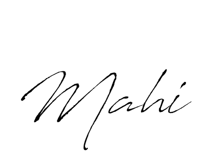 Design your own signature with our free online signature maker. With this signature software, you can create a handwritten (Antro_Vectra) signature for name Mahi. Mahi signature style 6 images and pictures png