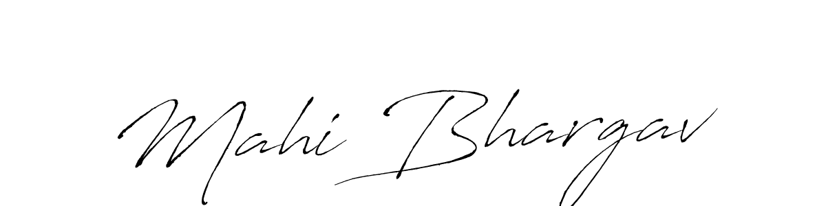 Use a signature maker to create a handwritten signature online. With this signature software, you can design (Antro_Vectra) your own signature for name Mahi Bhargav. Mahi Bhargav signature style 6 images and pictures png