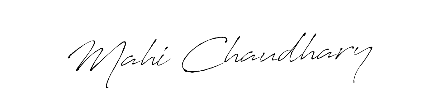 Also You can easily find your signature by using the search form. We will create Mahi Chaudhary name handwritten signature images for you free of cost using Antro_Vectra sign style. Mahi Chaudhary signature style 6 images and pictures png