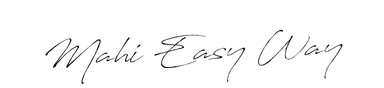 It looks lik you need a new signature style for name Mahi Easy Way. Design unique handwritten (Antro_Vectra) signature with our free signature maker in just a few clicks. Mahi Easy Way signature style 6 images and pictures png