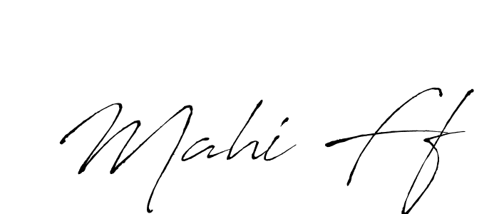 How to make Mahi Ff signature? Antro_Vectra is a professional autograph style. Create handwritten signature for Mahi Ff name. Mahi Ff signature style 6 images and pictures png