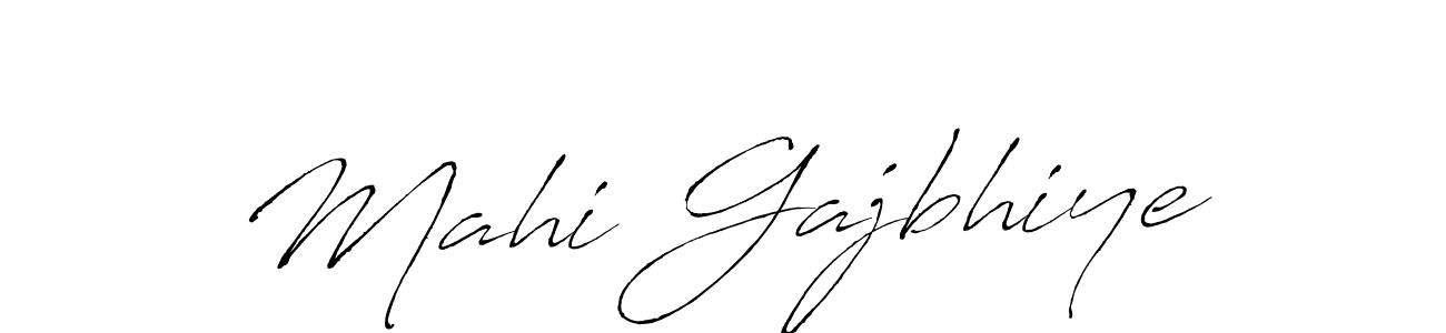 Design your own signature with our free online signature maker. With this signature software, you can create a handwritten (Antro_Vectra) signature for name Mahi Gajbhiye. Mahi Gajbhiye signature style 6 images and pictures png