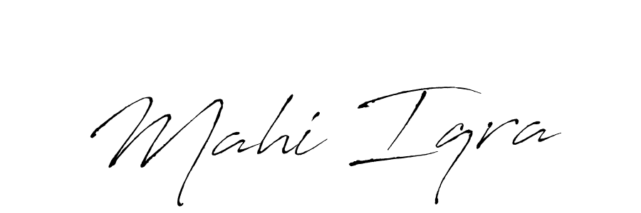 This is the best signature style for the Mahi Iqra name. Also you like these signature font (Antro_Vectra). Mix name signature. Mahi Iqra signature style 6 images and pictures png