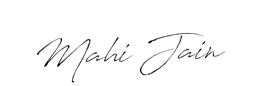 Also we have Mahi Jain name is the best signature style. Create professional handwritten signature collection using Antro_Vectra autograph style. Mahi Jain signature style 6 images and pictures png