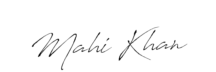 Mahi Khan stylish signature style. Best Handwritten Sign (Antro_Vectra) for my name. Handwritten Signature Collection Ideas for my name Mahi Khan. Mahi Khan signature style 6 images and pictures png