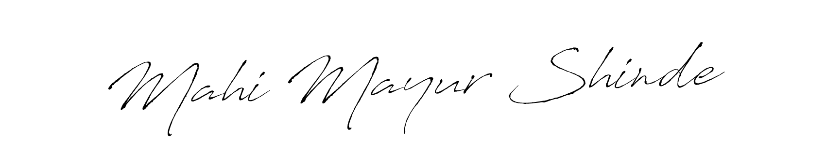 Mahi Mayur Shinde stylish signature style. Best Handwritten Sign (Antro_Vectra) for my name. Handwritten Signature Collection Ideas for my name Mahi Mayur Shinde. Mahi Mayur Shinde signature style 6 images and pictures png