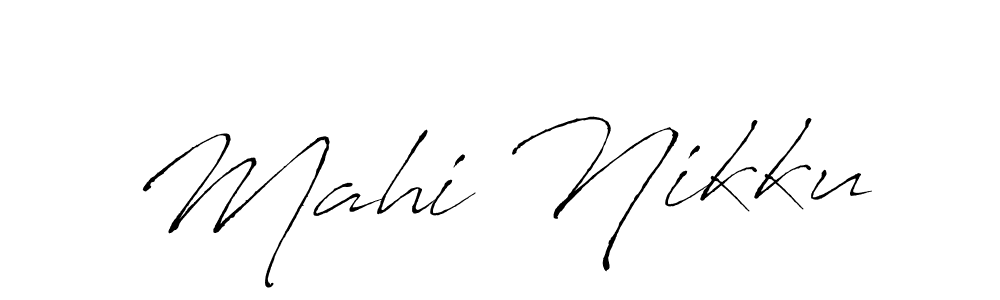 Here are the top 10 professional signature styles for the name Mahi Nikku. These are the best autograph styles you can use for your name. Mahi Nikku signature style 6 images and pictures png