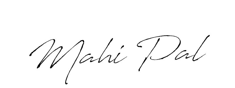 Make a beautiful signature design for name Mahi Pal. With this signature (Antro_Vectra) style, you can create a handwritten signature for free. Mahi Pal signature style 6 images and pictures png