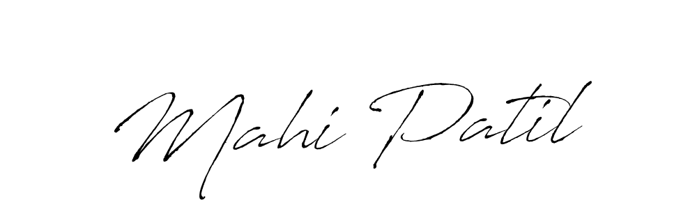 How to make Mahi Patil signature? Antro_Vectra is a professional autograph style. Create handwritten signature for Mahi Patil name. Mahi Patil signature style 6 images and pictures png