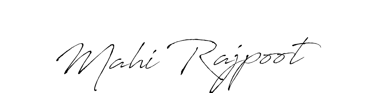 How to make Mahi Rajpoot name signature. Use Antro_Vectra style for creating short signs online. This is the latest handwritten sign. Mahi Rajpoot signature style 6 images and pictures png