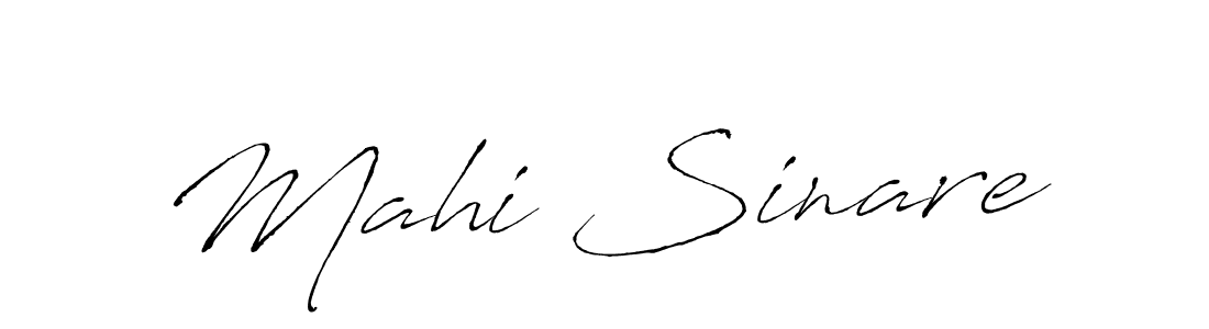 Create a beautiful signature design for name Mahi Sinare. With this signature (Antro_Vectra) fonts, you can make a handwritten signature for free. Mahi Sinare signature style 6 images and pictures png