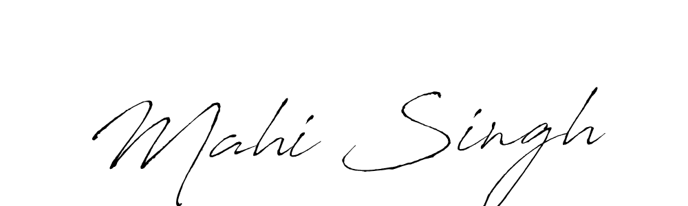 Also You can easily find your signature by using the search form. We will create Mahi Singh name handwritten signature images for you free of cost using Antro_Vectra sign style. Mahi Singh signature style 6 images and pictures png
