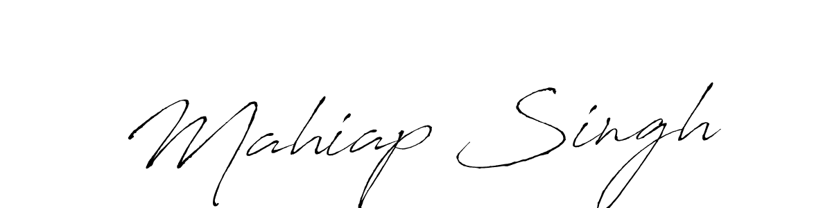 Also we have Mahiap Singh name is the best signature style. Create professional handwritten signature collection using Antro_Vectra autograph style. Mahiap Singh signature style 6 images and pictures png