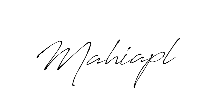 Design your own signature with our free online signature maker. With this signature software, you can create a handwritten (Antro_Vectra) signature for name Mahiapl. Mahiapl signature style 6 images and pictures png