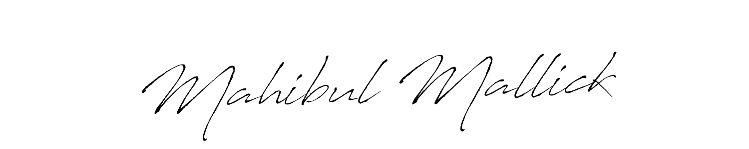How to make Mahibul Mallick signature? Antro_Vectra is a professional autograph style. Create handwritten signature for Mahibul Mallick name. Mahibul Mallick signature style 6 images and pictures png