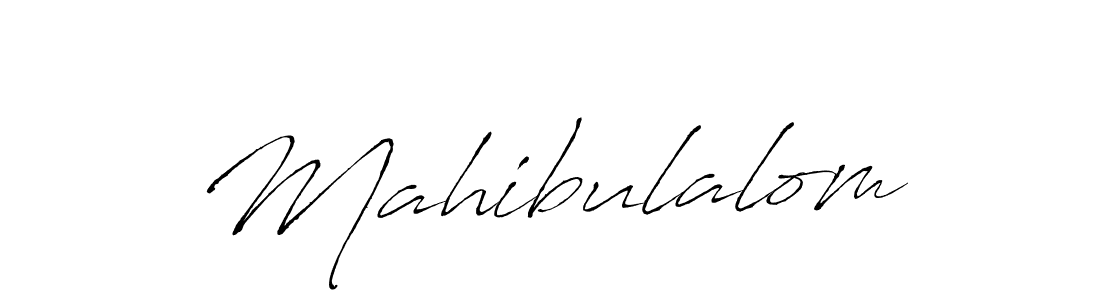 Use a signature maker to create a handwritten signature online. With this signature software, you can design (Antro_Vectra) your own signature for name Mahibulalom. Mahibulalom signature style 6 images and pictures png