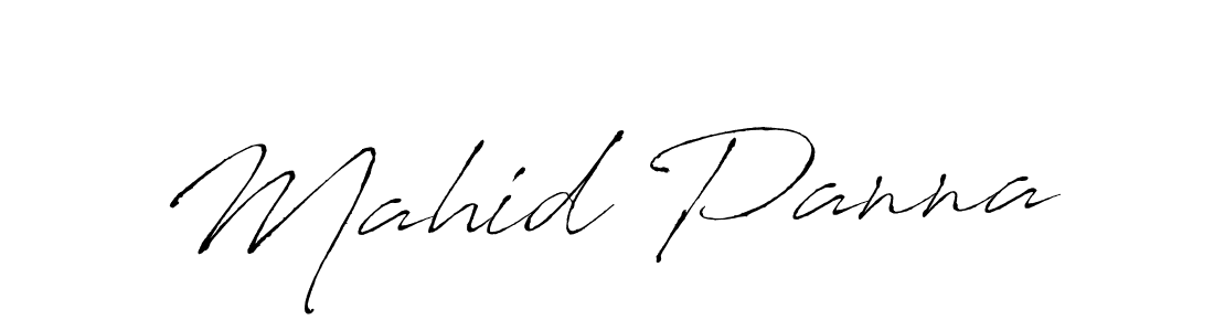 Use a signature maker to create a handwritten signature online. With this signature software, you can design (Antro_Vectra) your own signature for name Mahid Panna. Mahid Panna signature style 6 images and pictures png