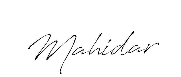 Create a beautiful signature design for name Mahidar. With this signature (Antro_Vectra) fonts, you can make a handwritten signature for free. Mahidar signature style 6 images and pictures png