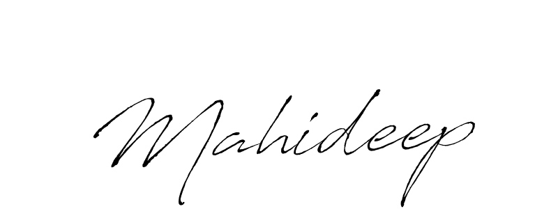 Create a beautiful signature design for name Mahideep. With this signature (Antro_Vectra) fonts, you can make a handwritten signature for free. Mahideep signature style 6 images and pictures png