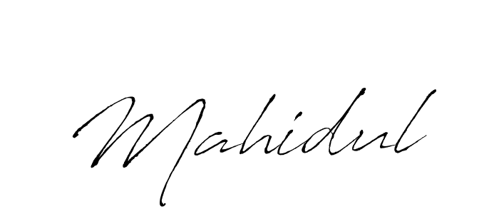 Design your own signature with our free online signature maker. With this signature software, you can create a handwritten (Antro_Vectra) signature for name Mahidul. Mahidul signature style 6 images and pictures png
