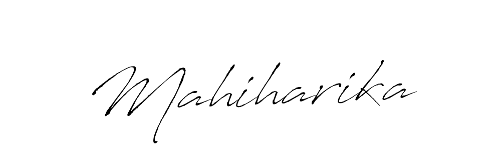 How to make Mahiharika signature? Antro_Vectra is a professional autograph style. Create handwritten signature for Mahiharika name. Mahiharika signature style 6 images and pictures png