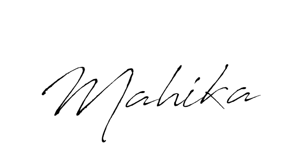 Design your own signature with our free online signature maker. With this signature software, you can create a handwritten (Antro_Vectra) signature for name Mahika. Mahika signature style 6 images and pictures png