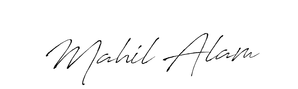 if you are searching for the best signature style for your name Mahil Alam. so please give up your signature search. here we have designed multiple signature styles  using Antro_Vectra. Mahil Alam signature style 6 images and pictures png
