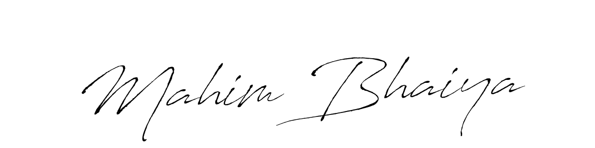 How to make Mahim Bhaiya name signature. Use Antro_Vectra style for creating short signs online. This is the latest handwritten sign. Mahim Bhaiya signature style 6 images and pictures png