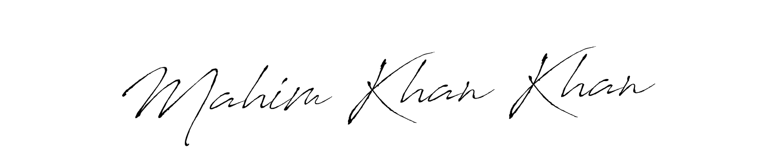 You can use this online signature creator to create a handwritten signature for the name Mahim Khan Khan. This is the best online autograph maker. Mahim Khan Khan signature style 6 images and pictures png