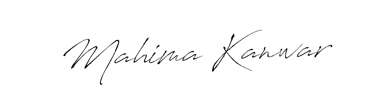 Antro_Vectra is a professional signature style that is perfect for those who want to add a touch of class to their signature. It is also a great choice for those who want to make their signature more unique. Get Mahima Kanwar name to fancy signature for free. Mahima Kanwar signature style 6 images and pictures png