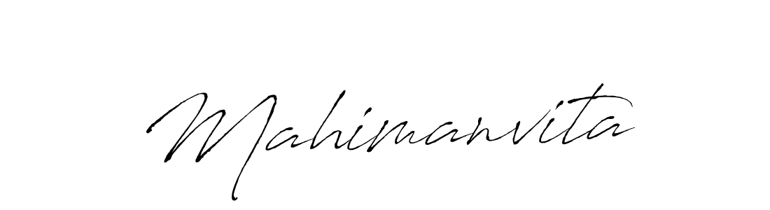 Make a beautiful signature design for name Mahimanvita. With this signature (Antro_Vectra) style, you can create a handwritten signature for free. Mahimanvita signature style 6 images and pictures png