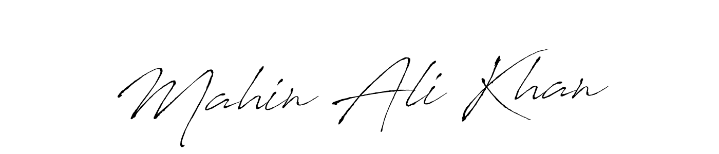 Similarly Antro_Vectra is the best handwritten signature design. Signature creator online .You can use it as an online autograph creator for name Mahin Ali Khan. Mahin Ali Khan signature style 6 images and pictures png